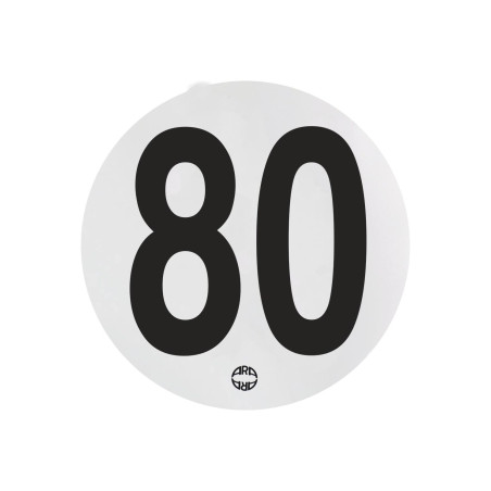 DISQUE ADHÉSIF DE LIMITATION DE VITESSE 80 KM/H