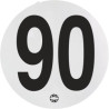 DISQUE ADHÉSIF DE LIMITATION DE VITESSE 90 KM/H