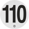 DISQUE ADHÉSIF DE LIMITATION DE VITESSE 110 KM/H
