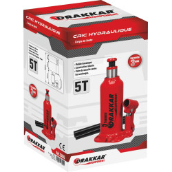 Cric bouteille hydraulique Drakkar 5T_ref SOD13005-1