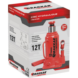 Cric bouteille hydraulique Drakkar 12T_ref SOD13012-1