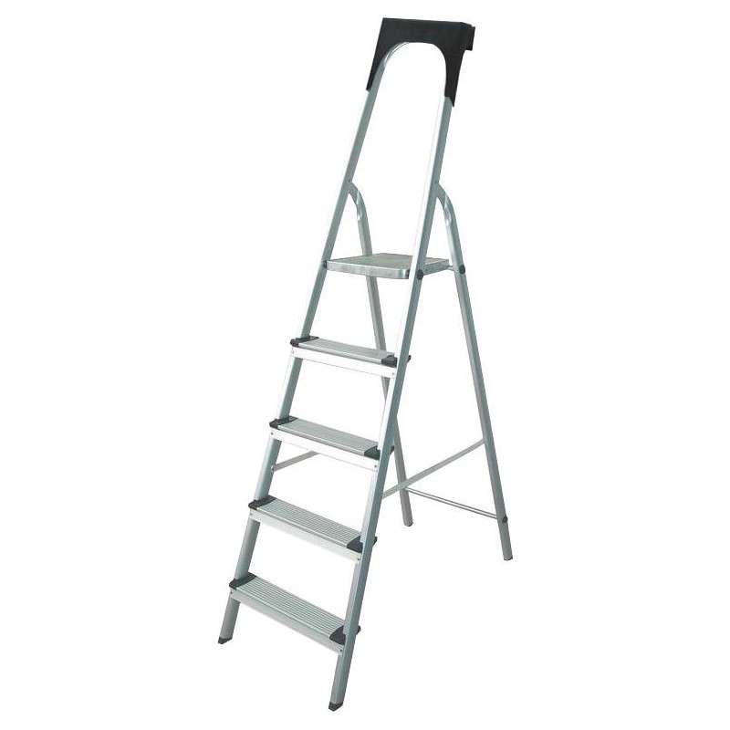 Escabeau Drakkar 5 marches avec plateau acier_ref SOD14883