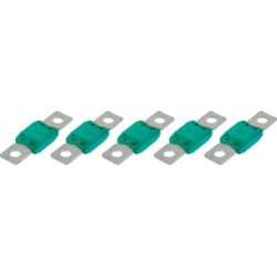 5 FUSIBLES ENFICHABLES MEGA SERIE 60 32V/125A VERT - D.8MM