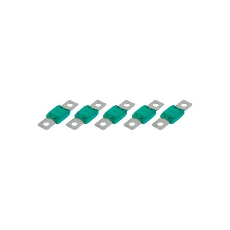 5 FUSIBLES ENFICHABLES MEGA SERIE 60 32V/125A VERT - D.8MM