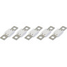 5 FUSIBLES ENFICHABLES MEGA SERIE 60 32V/175A BLANC - D.8MM