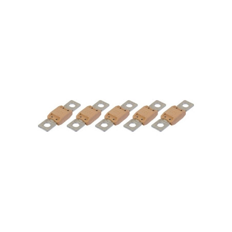 5 FUSIBLES ENFICHABLES MEGA SERIE 60 32V/225A BEIGE - D.8MM