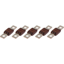 5 FUSIBLES ENFICHABLES MEGA SERIE 60 32V/500A MARRON - D.8MM