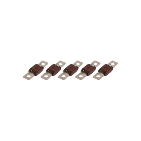 5 FUSIBLES ENFICHABLES MEGA SERIE 60 32V/500A MARRON - D.8MM