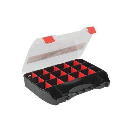 MALLETTE DE RANGEMENT 20 CASES MODULABLES 365X270X65MM