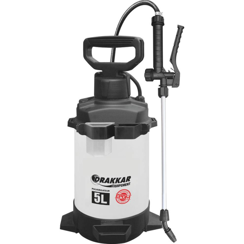 Pulvérisateur Drakkar 5L avec lance aluminium et joint EPDM_ref SOD18668