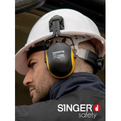 serre-tête antibruit SINGER Safety pour casque de chantier HG902_ref HG187-2