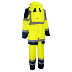 ensemble de pluie haute visibilité SINGER Safety jaune fluo-taille XXL_ref VILA-TXXL