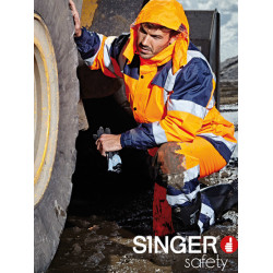 ensemble de pluie haute visibilité SINGER Safety orange-taille XL_ref VILA-TXL-4