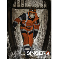 ensemble de pluie haute visibilité SINGER Safety orange-taille XL_ref VILA-TXL-5
