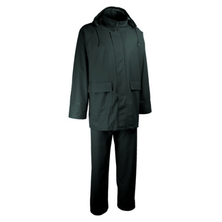 ensemble de pluie vert SINGER Safety veste et pantalon taille l_ref VPLWINDY-TL