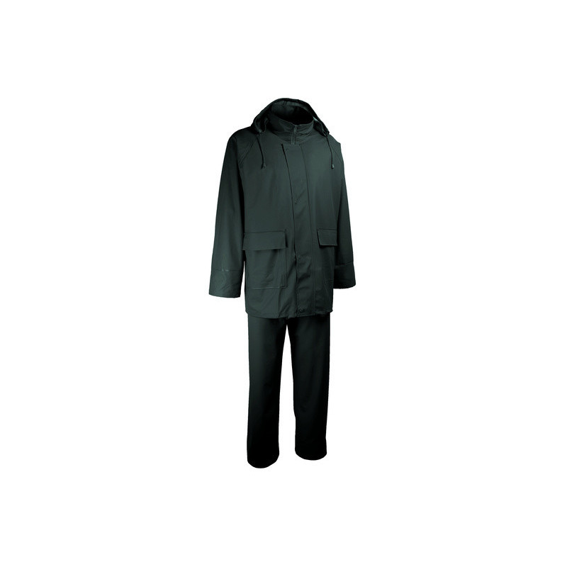 ensemble de pluie vert SINGER Safety veste et pantalon taille m_ref VPLWINDY-TM