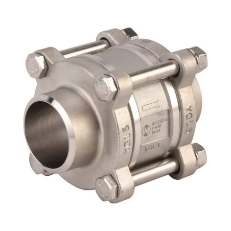 CLAPET NON RETOUR DISQUE À SOUDER BUTT WELDING BW ACS DN40