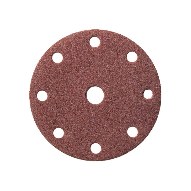Disque abrasif autoagrippant SEA Ø125 mm grain P240 en corindon brun_ref 338639