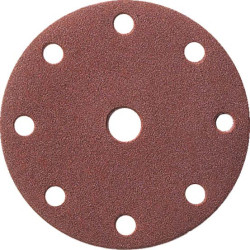 Disque abrasif autoagrippant SEA Ø125 mm grain P100 en corindon brun_ref 338644