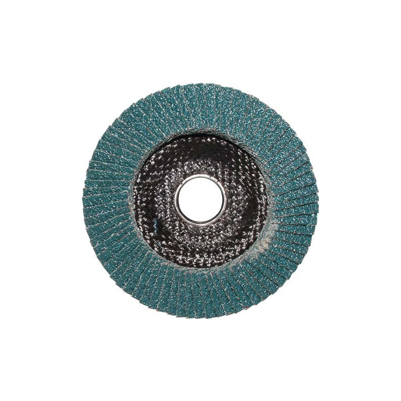Disque à lamelles bombé zirconium SEA Abrasifs Ø125 mm grain P120 pour ponçage acier et inox_ref C2201473