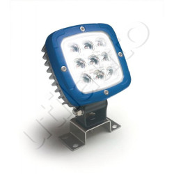 PHARE DE TRAVAIL CARRÉ 9 LEDS TYPE CREE - 10/30 VOLTS - IP68