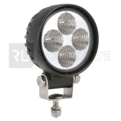 PHARE DE TRAVAIL ROND 4 LED - 10-30V - IP68