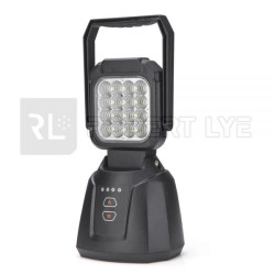 PHARE DE TRAVAIL CARRÉ 16 LEDS - MAGNÉTIQUE RECHARGEABLE - IP65