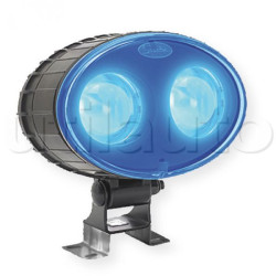 PHARE DE SÉCURITÉ À LEDS ÉCLAIRAGE BLEU - 10/80 VOLTS - IP67