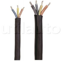 CÂBLE NOIR MULTICONDUCTEUR HO5VVF - 3x1MM2 [LE M]