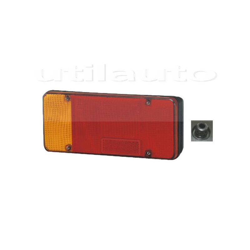 FEU GAUCHE COMPACT À AMPOULES IVECO AVEC ANTIBROUILLARD - 12/24 VOLTS