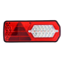 FEU ARRIÈRE GAUCHE POUR REMORQUE AVEC CLIGNOTANT DÉFILANT À LEDS (SANS MODULE) - 12/24 VOLTS - IP67