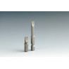 EMBOUT 1/4 PLAT - T 4 - LONGUEUR 25MM