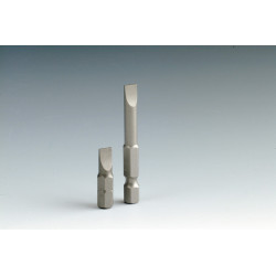 EMBOUT 1/4 PLAT - T 4,5 - LONGUEUR 25MM