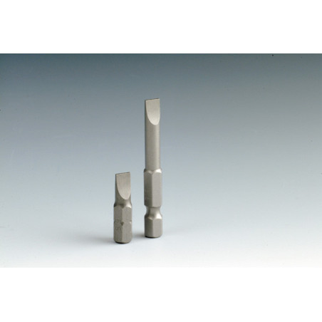 EMBOUT 1/4 PLAT - T 4,5 - LONGUEUR 25MM