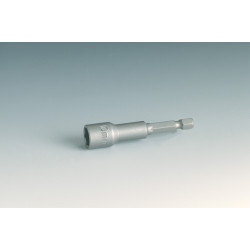 DOUILLE MAGNÉTIQUE 1/4" - T 8 - LONGUEUR 65MM