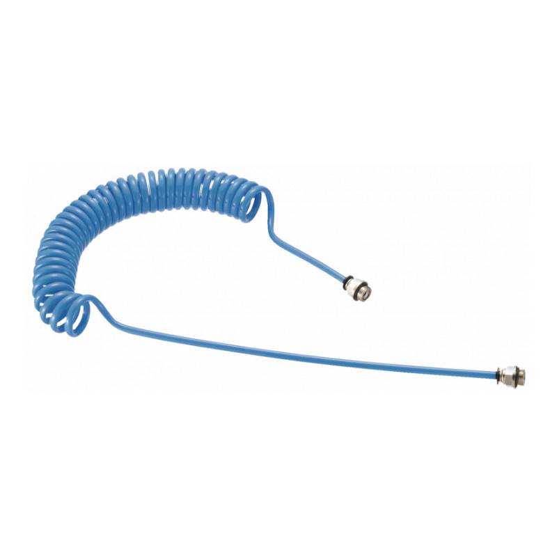 Tuyau spiralé polyuréthane PREVOST 2m air comprimé_ref PUS+24