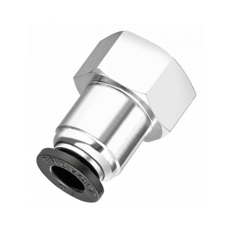 Raccord droit femelle BSPP G 3/8" PREVOST pour tube Ø14mm_ref RPD+FG1402