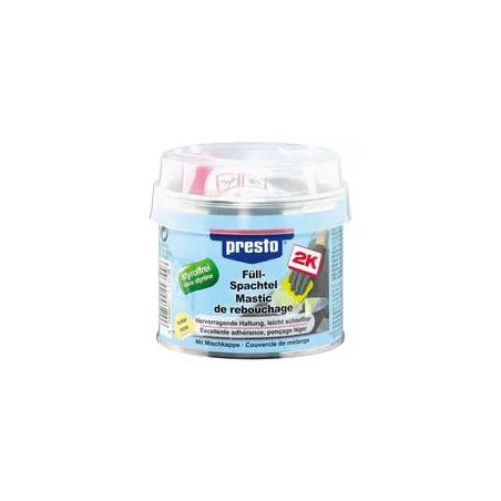 Mastic carrosserie 2K PRESTO sans styrène 1 kg_ref 443572