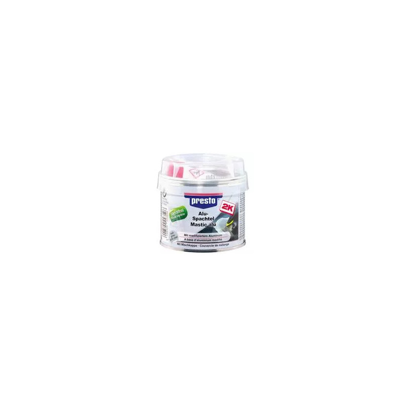 Mastic aluminium 2K PRESTO sans styrène 1 kg_ref 443602