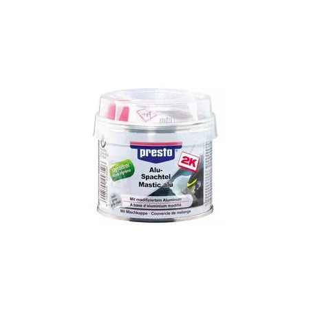 Mastic aluminium 2K PRESTO sans styrène 1 kg_ref 443602