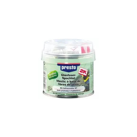 Mastic fibre de verre PRESTO 2K sans styrène 1 kg_ref 443633