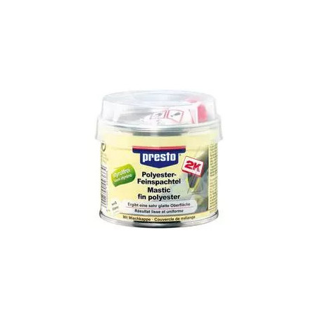Mastic fin carrosserie PRESTO 2K sans styrène 1 kg_ref 443688