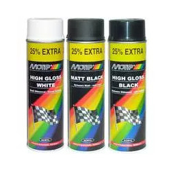 Peinture noire brillant spray MOTIP 500 ml_ref M04005