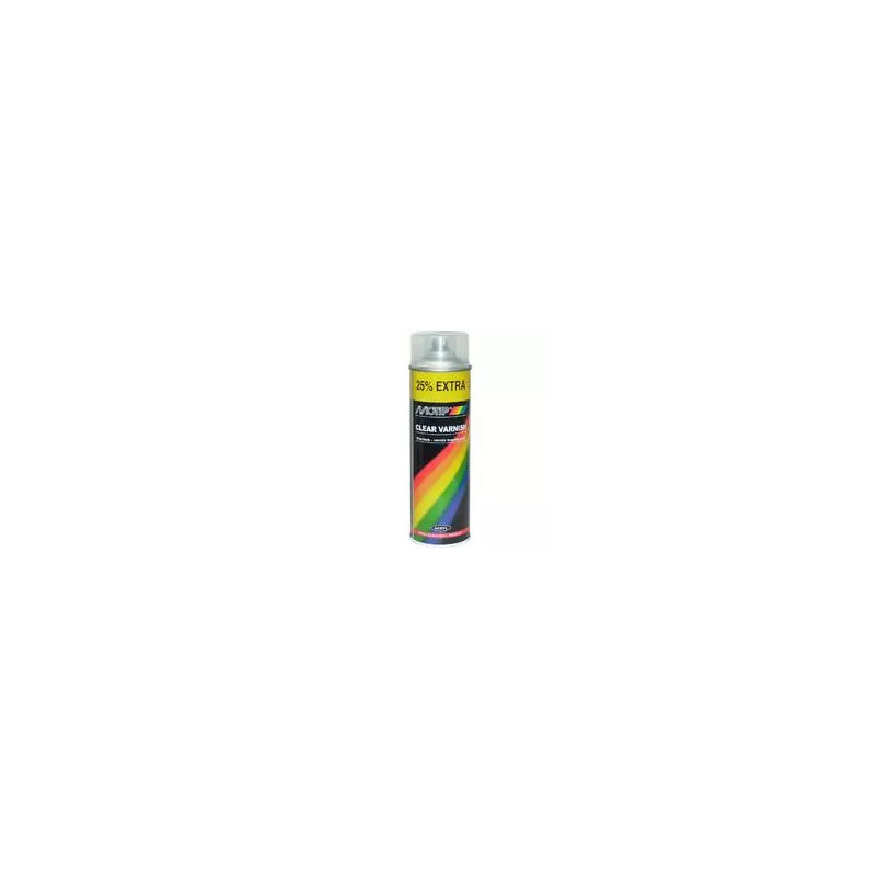 Vernis brillant spray MOTIP 500 ml transparent multi surfaces_ref M04009