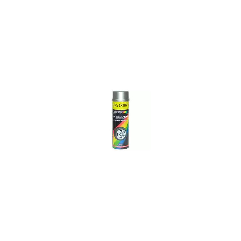 Peinture jantes noire MOTIP 500 ml spray carrosserie_ref M04018