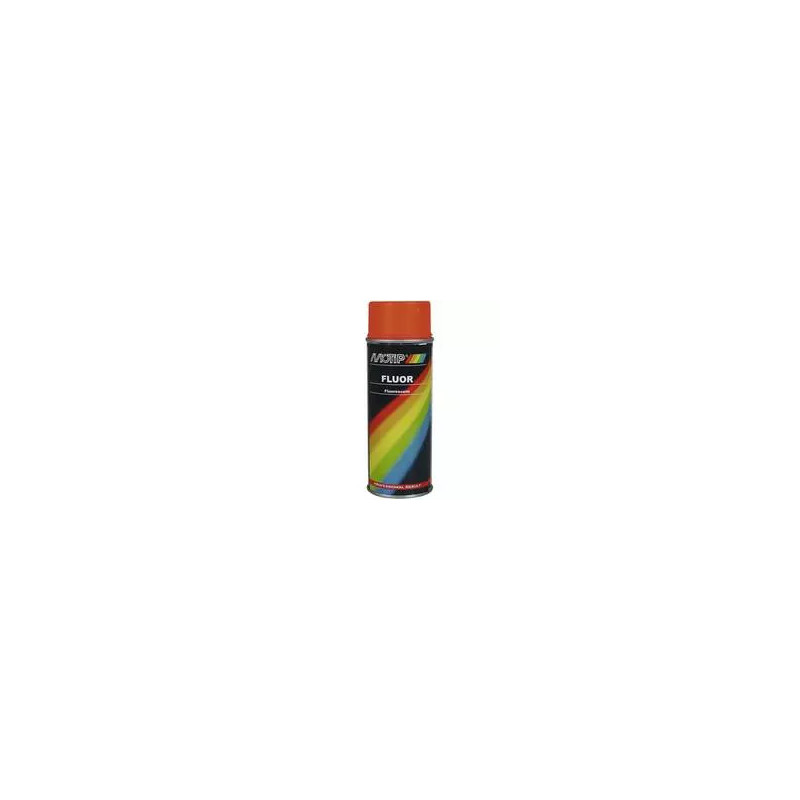 Spray vernis fluorescent rose MOTIP 400 ml peinture fluo_ref M04021
