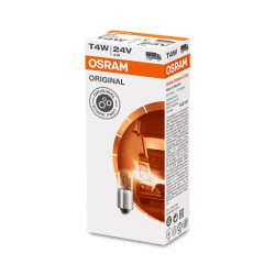 Ampoule T4W 24V BA9s OSRAM signalisation camion_ref 3930-2