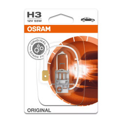Ampoule H3 12V OSRAM ORIGINAL LINE phare voiture_ref 64151-1