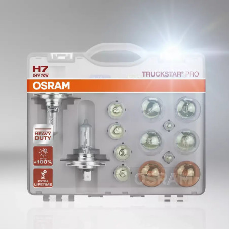 Kit ampoules camion 24V H7 OSRAM TRUCKSTAR_ref CLKH7TSP