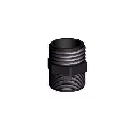 Raccord CPP mâle S60x6 vers mâle 2" gaz BSP pour cuve IBC 1000l_ref 100144